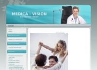 Strona internetowa z Medica-Vision