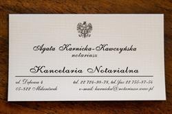 Kawczyński Jarosław & Karnicka-Kawczyńska Agata. Kancelaria Notarialna SC