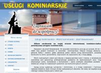 Strona internetowa z Usługi kominiarskie Józef Nowakowski