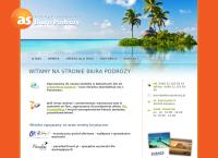 Strona internetowa z As. Biuro Podróży. Agent Tui, Neckermann, Scan Holiday
