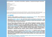 "primadent" Gabinety Stomatologiczne. i. Cieplińska