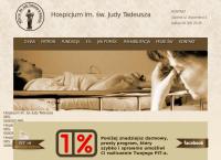 Strona internetowa z Hospicjum Im. Św. Judy Tadeusza Nzoz Gdańsk