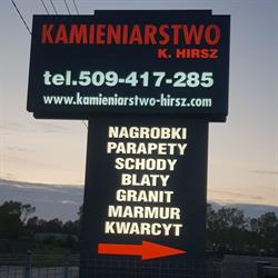 Hirsz Krzysztof. Kamieniarstwo