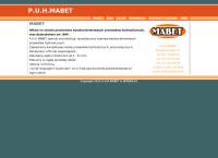 Strona internetowa z P.u.h.mabet