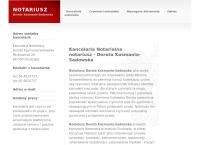 Kosmania-Sadowska Dorota. Kancelaria notarialna