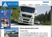 Strona internetowa z NOTOM - Agencja Celna Leszno , Odprawy Celne , Spedycja