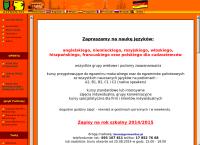 Strona internetowa z Germanitas. Szkoła Języków Obcych