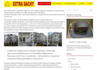 Strona internetowa z Extra Dachy