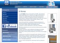 Strona internetowa z TP-OKNA