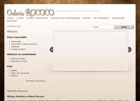 Strona internetowa z Galeria Rococo -Stare Żyranole,szycie Abażurów