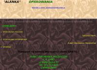 Alanka. Opakowania