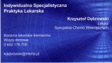 Dębrowski Krzysztof, Lek. Med. Indywidualna Specjalistyczna Praktyka Lekarska, Wizyty Domowe