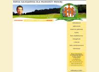 Strona internetowa z Bursa Salezjańska dla Młodzieży Męskiej im. ks. Siemca