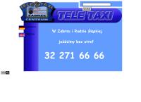 Strona internetowa z \"tele-Taxi\"