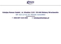 Katalpa. Gądek R.