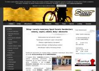 Strona internetowa z Sport Serwis Narty Rowery