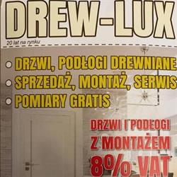 Drew-Lux. Leszek Bajena. Parkiety, Drzwi, Korek