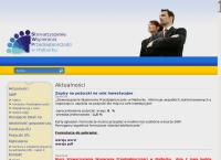 Strona internetowa z Stowarzyszenie Wspierania Przedsiębiorczości