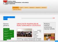 Strona internetowa z Zespół Szkół Inżynierii Środowiska i Melioracji