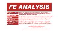 Fe Analysis. Pracownia Obliczeń Inżynierskich. Kokot G., John A., Kuś W.