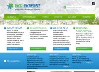 Strona internetowa z Eko-Ekspert SC