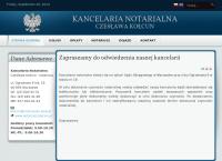 Czesława Kołcun. Notariusz W Warszawie