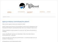 Agencja Reklamy Internetowej Pro Advert