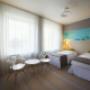 Standard room with two single beds