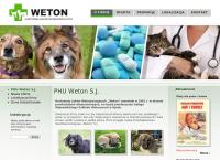 Strona internetowa z \"weton\"