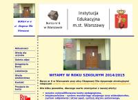 Strona internetowa z Bursa Szkolna nr 6