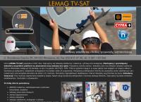 Strona internetowa z Lemag-Tvsat
