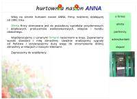 Anna. Hurtownia Nasion. Ignaczak A.