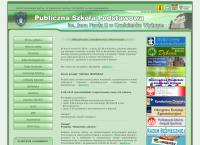 Strona internetowa z Szkoła Podstawowa
