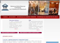 Strona internetowa z Państwowa Szkoła Muzyczna i i II Stopnia Im. m. Karłowicza