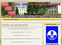 Strona internetowa z Zespół Szkół