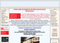 Strona internetowa z Liceum Ogólnokształcące