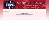 Strona internetowa z Res-Tel Flis Emilia Komis Serwis Gsm