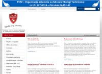 Strona internetowa z Powiatowe Centrum Edukacji Zawodowej