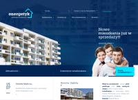 Strona internetowa z Energetyk. Spółdzielnia Mieszkaniowa