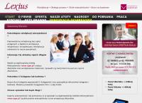 Strona internetowa z Lexius Jan Kliber, Angela Korzewska Sp.j. Oddział Konin