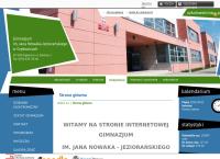 Strona internetowa z GIMNAZJUM