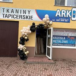 Arkos. Hurtownia materiałów tapicerskich, hurtownia krzeseł.
