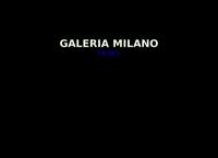 Strona internetowa z Milano. Galeria Sztuki