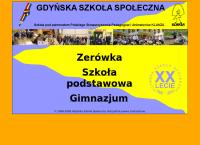 Strona internetowa z GSS - Gdyńska Szkoła Społeczna - ul. Wolności 25