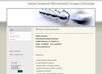 Marcinkowski Grzegorz, Stanisław. Usługi Grawerskie
