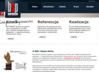 Strona internetowa z \"bsp Service\" Sp. Z O.o.