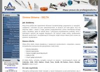 Strona internetowa z Delta