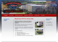 Strona internetowa z Mianowski Janusz. Wypożyczalnia Przyczep Samochodowych