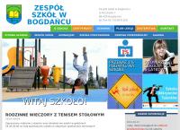 Strona internetowa z Zespół Szkół