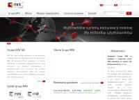 Strona internetowa z MNI S.A.